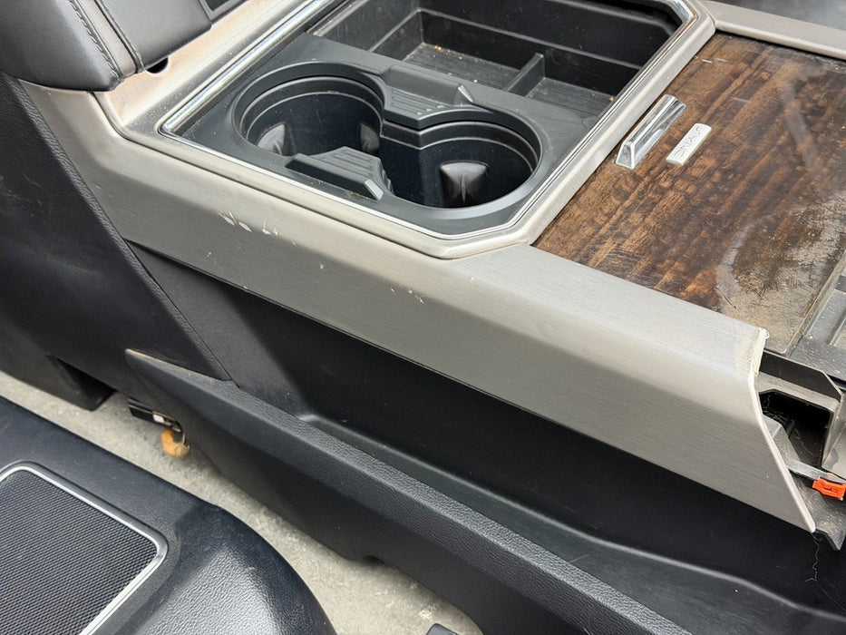 2017 2018 2019 FORD F250 F350 F450 PLATINUM INTERIOR SEATS CENTER CONSOLE PANELS