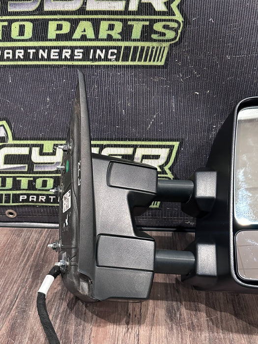 2017 NISSAN TITAN XD RESERVE RIGHT CHROME MIRROR W CAMERA OEM 96301 EZ92A