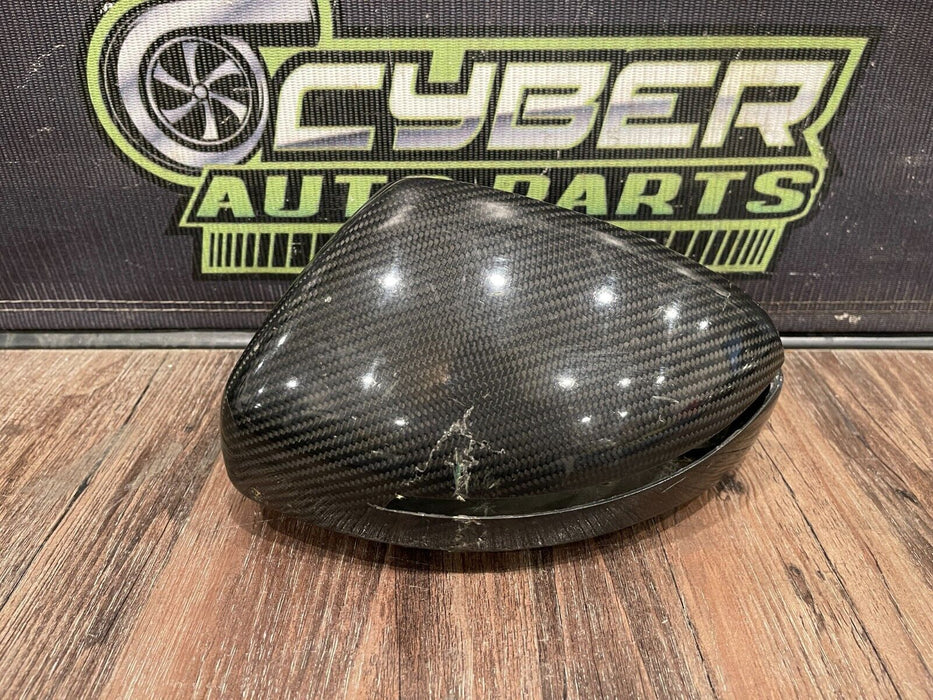 2012 AUDI R8 V8 LEFT CARBON FIBER MIRROR HOUSING COVER OEM 420 857 501 *READ!!!*