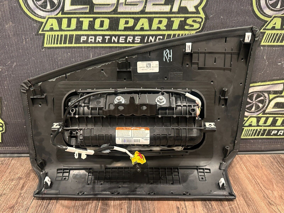 2017-2019 FORD F250 F350 PASSENGER RIGHT DASH TOPPER PAD COVER BROWN STITCH OEM