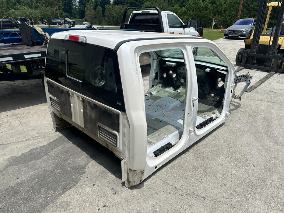 2017-2022 FORD F250 F350 F450 PLATINUM CREW CAB 4 DOOR CAB SHELL METALLIC WHITE