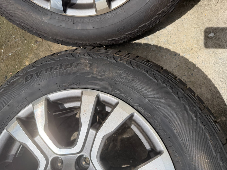 *NEW* FORD RANGER TAKE OFF WHEELS RIMS TIRES HANKOOK DYNAPRO ATM 265/60R18