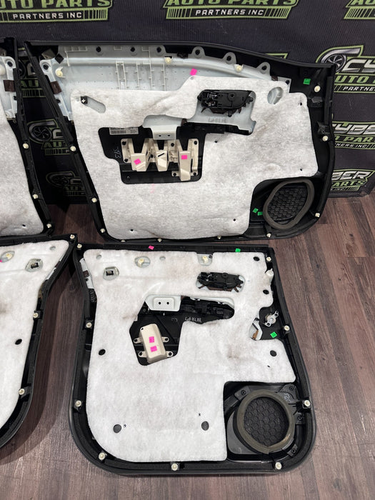 2017 NISSAN TITAN XD RESERVE FRONT REAR BROWN DOOR PANEL SET OEM *FLAWS #10