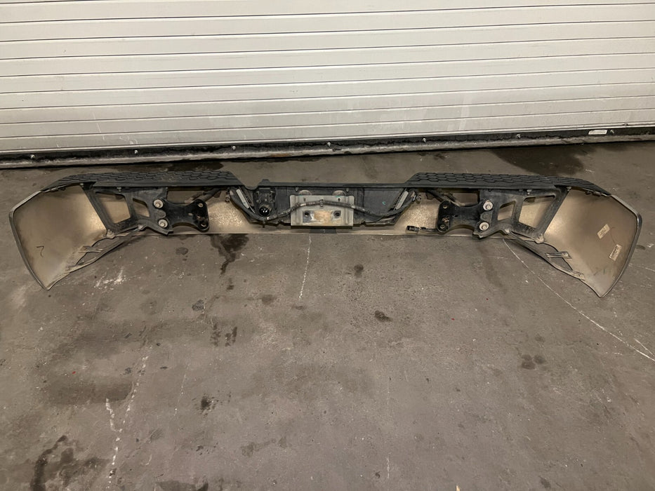 2017 RAM 2500 3500 LARAMIE CHROME REAR BUMPER W/ SENSORS OEM 2013-2018