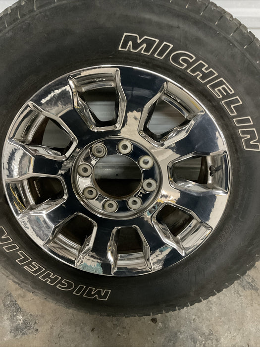 2017 FORD F350 LARIAT OEM WHEEL RIM MICHELIN TIRE 20X8 LT275/65/R20
