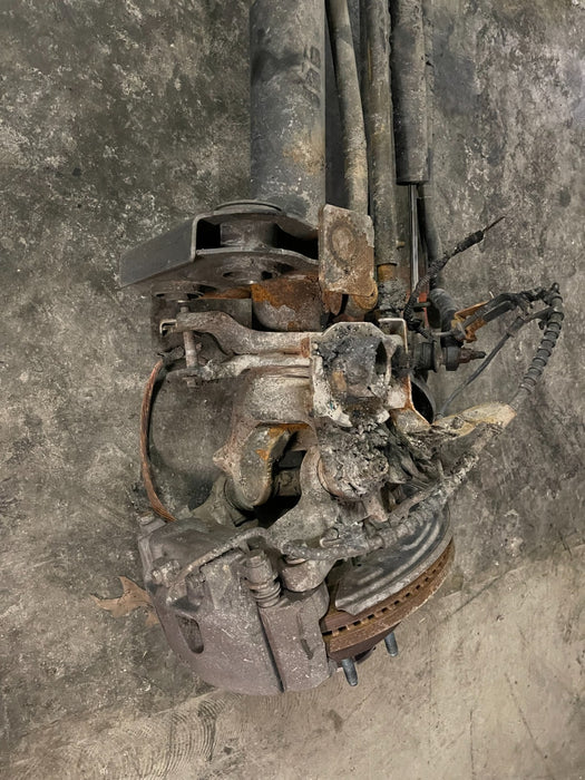 2017 2018 2019 FORD F250 F350 FRONT AXLE ASSEMBLY 3.55 (3J) 4X4 *BURN DAMAGE*