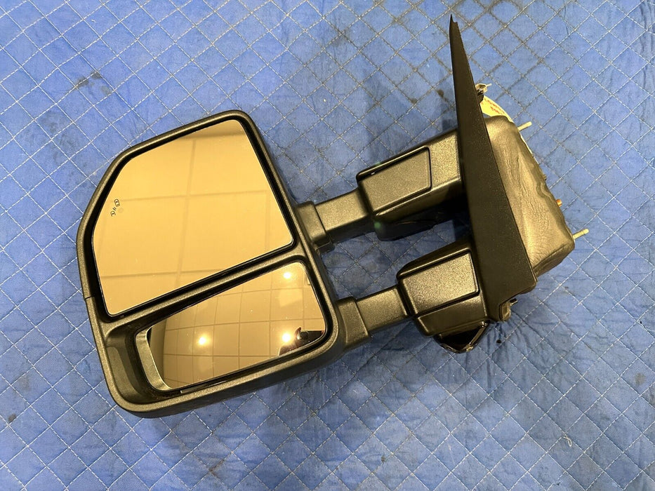 2017-2022 FORD F250 F350 F450 DRIVER LEFT TOW MIRROR OEM ~COSMETIC FLAW~