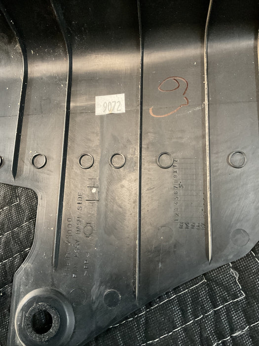2016-2019 NISSAN TITAN XD LEFT FRONT KICK PANEL BLACK 669017S000