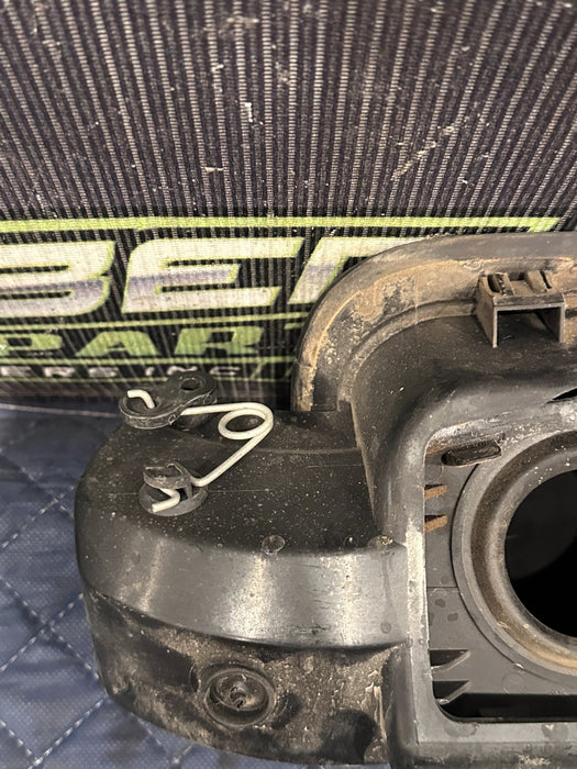 2017-2022 FORD F250 F350 DIESEL 6.7L BLACK FUEL GAS DOOR LID CAP OEM MINOR SCUFF