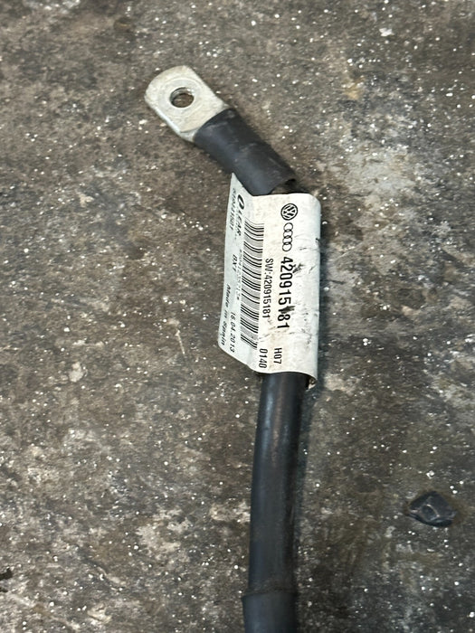 2014 AUDI R8 NEGATIVE BATTERY TERMINAL CABLE END LINK OEM 420915181 420 915 181