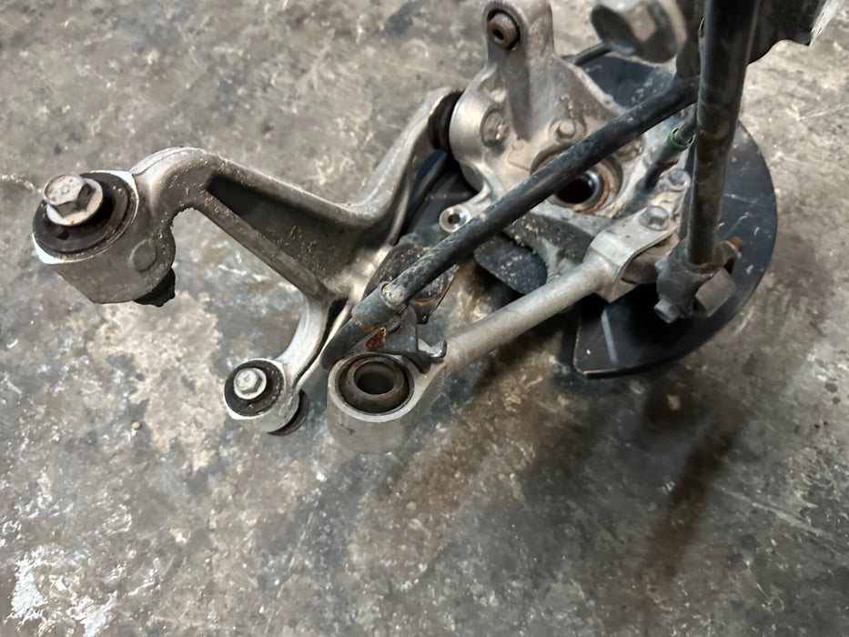 2010 NISSAN 370Z CONVERTIBLE REAR RIGHT SUSPENSION KNUCKLE CONTROL ARM OEM