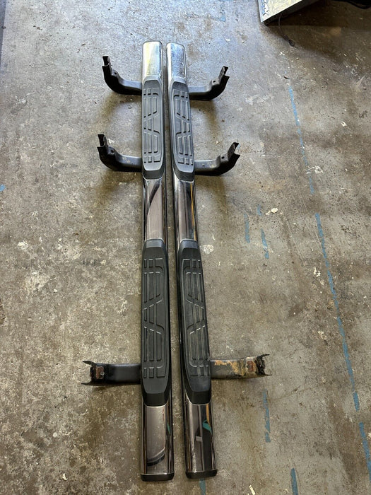 2016 2017 2018 NISSAN TITAN XD PRO-4X CREW CAB LEFT RIGHT STEPS RUNNING BOARDS