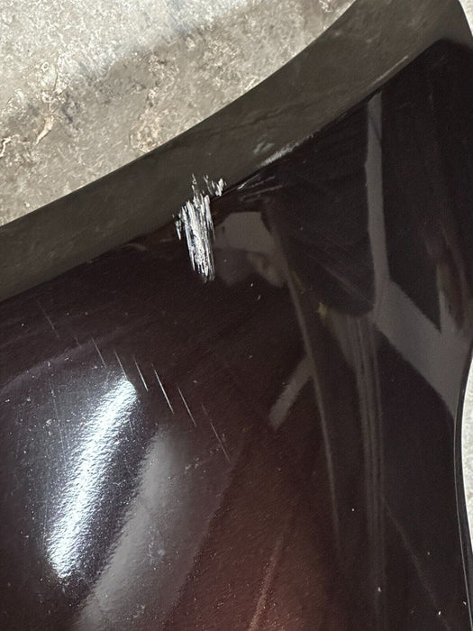 2010 NISSAN 370Z FRONT BUMPER COVER BLACK CHERRY *NAG OEM ~MINOR WEAR/SCRATCHES~