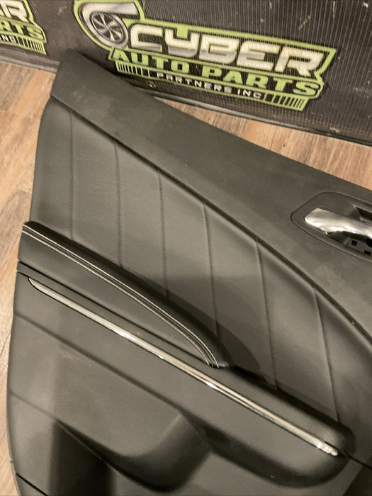 2015-2021 DODGE CHARGER HELLCAT REAR PASSENGER DRIVER DOOR PANEL PAIR OEM~WEARS~