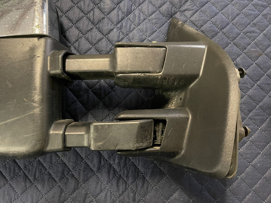 2017-2019 FORD F250 F350 F450 PASSENGER RIGHT SIDE TOWING MIRROR OEM *DAMAGED*