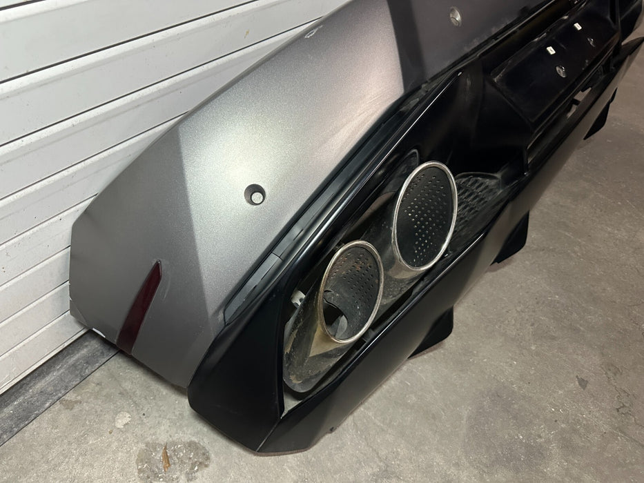 2015-2019 LAMBORGHINI HURACAN 610-4 COMPLETE REAR BUMPER GRIGIO TITANS (0131)
