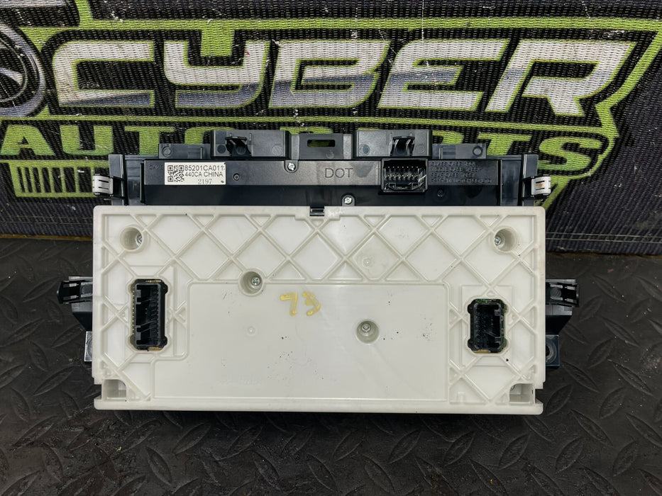 2017 SUBARU BRZ CARBON FIBER CLIMATE CONTROL HVAC OEM 2018 2019