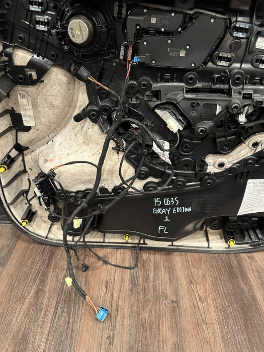2015 MERCEDES C63S AMG EDITION 1 SEDAN W205 FRONT LEFT DOOR PANEL OEM *WEAR 6-12