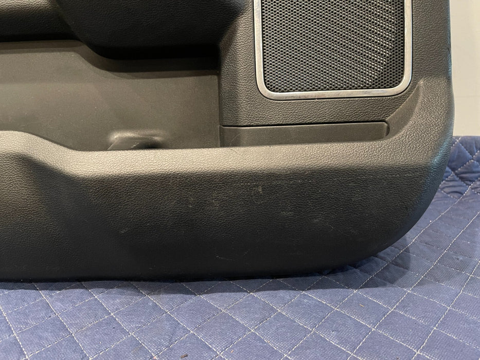 2017-2019 FORD F250 F350  BLACK REAR DRIVER LEFT DOOR PANEL OEM SCRATCHES