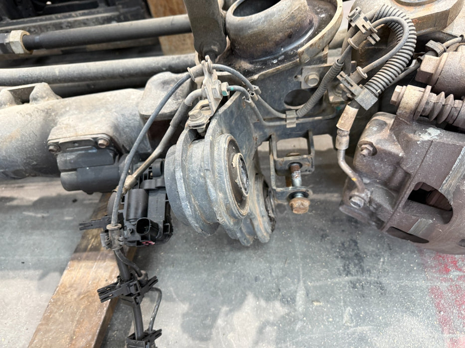 2017 RAM 3500 DUALLY DRW FRONT AXLE 4X4 3.73 ASSEMBLY OEM 104K MILES *BENT*