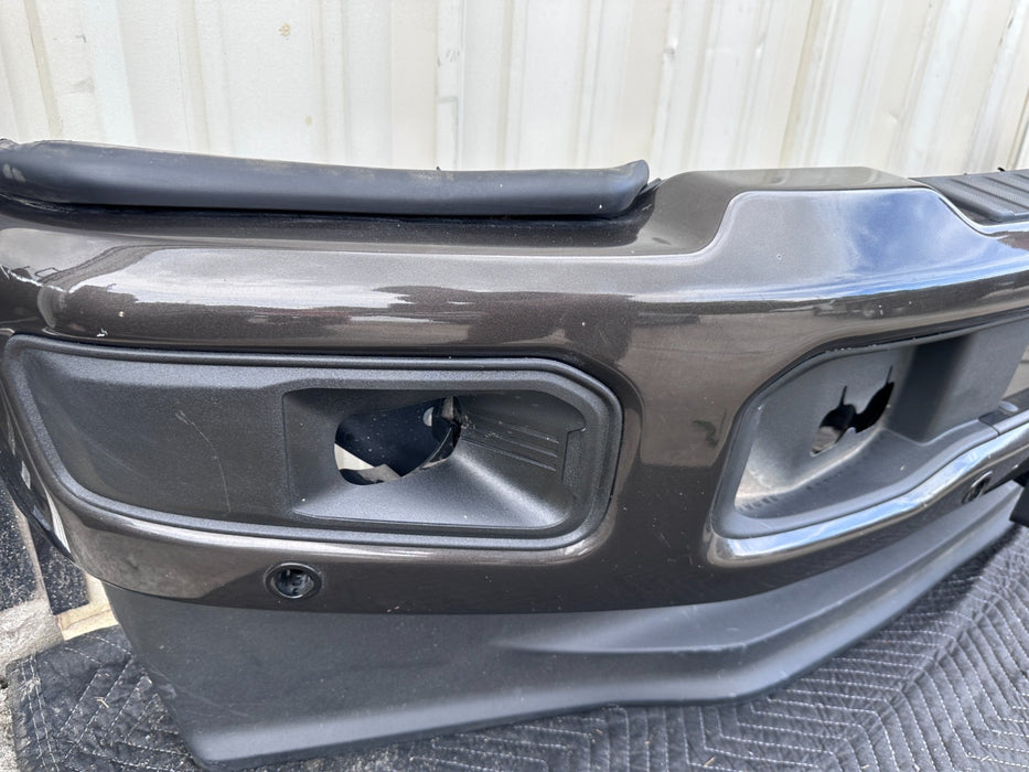 2023 2024 2025 FORD F250 F350 FRONT BUMPER ASSEMBLY DARK BRONZE ~PAINT SCRATCH~