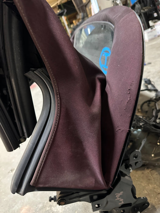 2009-2020 NISSAN 370Z CONVERTIBLE ROADSTER RED SOFT TOP ASSEMBLY OEM 47K MILES