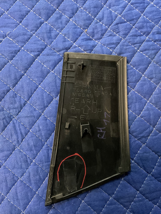 2018 NISSAN 370Z NISMO PASSENGER RIGHT EXTERIOR B PILLAR OEM~BROKEN TABS~
