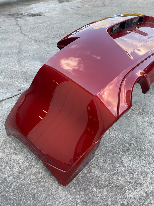 2009-2020 NISSAN 370Z REAR BUMPER COVER COMPLETE MAGMA RED OEM
