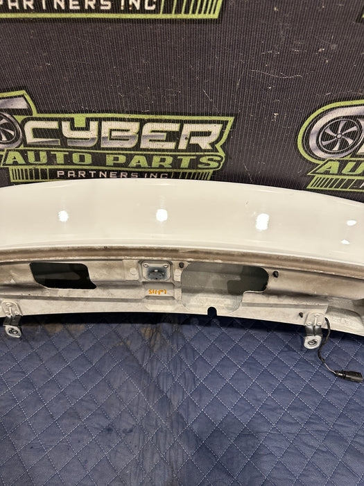 2014 PORSCHE 911 TURBO S 991 REAR ACTIVE SPOILER WING BASE W 3RD BRAKE LIGHT OEM