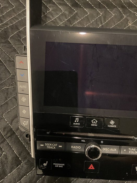 2016 INFINITI Q50 RADIO DASH BEZAL CLIMATE CONTROLS ASSEMBLY OEM 253914HB0B