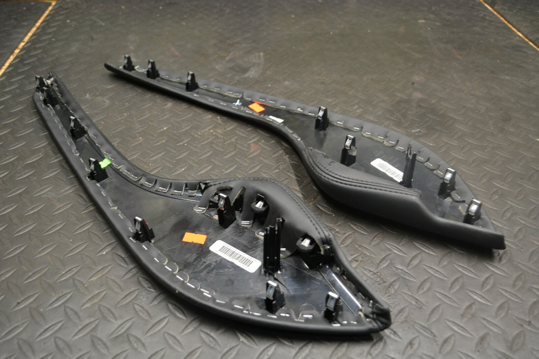 2013-2015 JX35 QX60 KNEE PAD CENTER CONSOLE LEATHER TRIM LEFT RIGHT SET