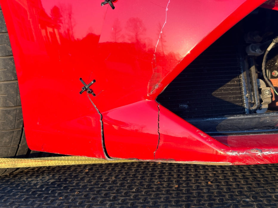2015 2016 2017 2018 2019 LAMBORGHINI HURACAN LP 610 FRONT BUMPER COVER OEM RED