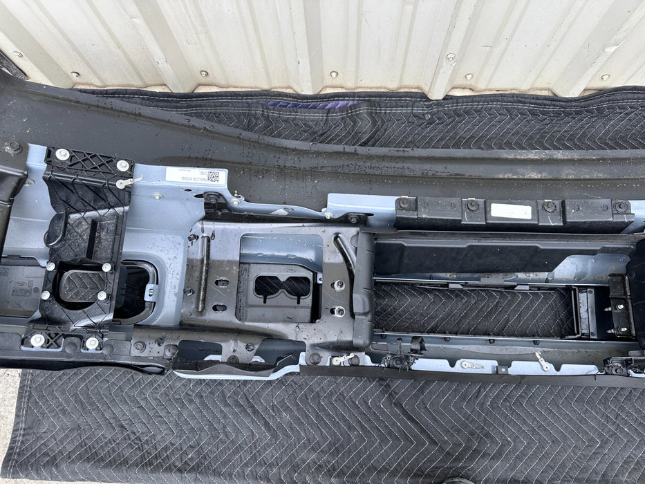 2023  2024 2025 FORD F450 FRONT BUMPER ASSEMBLY GLACIER GRAY~SCRATCHES~