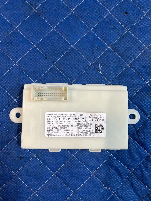 2015 MERCEDES-BENZ C63S AMG OEM KEYLESS MULTIFUNCTION CONTROL MODULE 2229007111