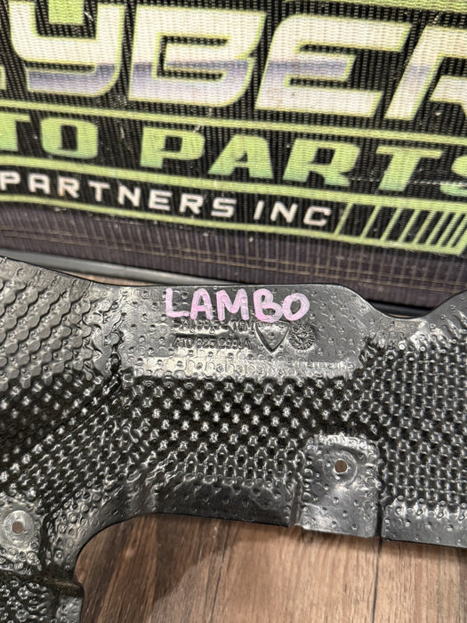 2015 LAMBORGHINI HURACAN REAR BUMPER HEAT SHIELD COVER OEM 4T0825299