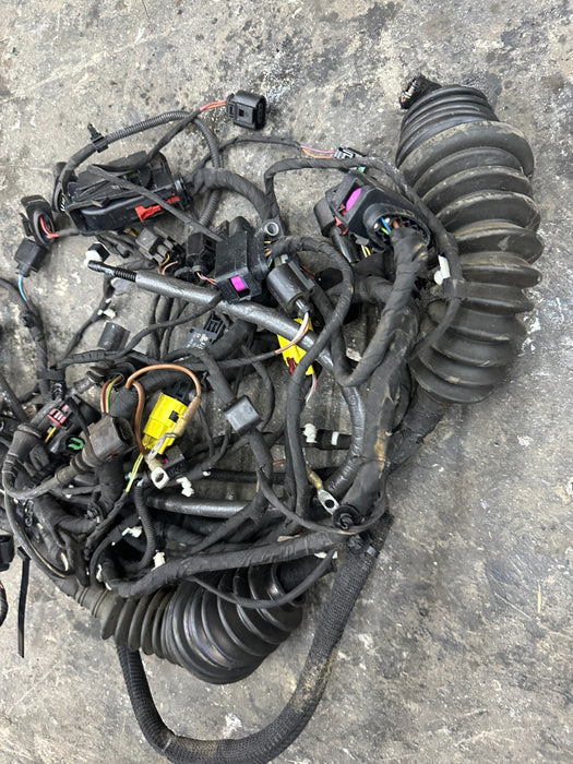 2014 AUDI R8 SPYDER FRONT FRUNK TUB HARNESS HARNESS ~CUT~