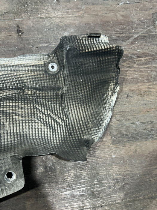 2014 PORSCHE 911 TURBO S 991 REAR RIGHT BUMPER HEAT SHIELD OEM 99150548001