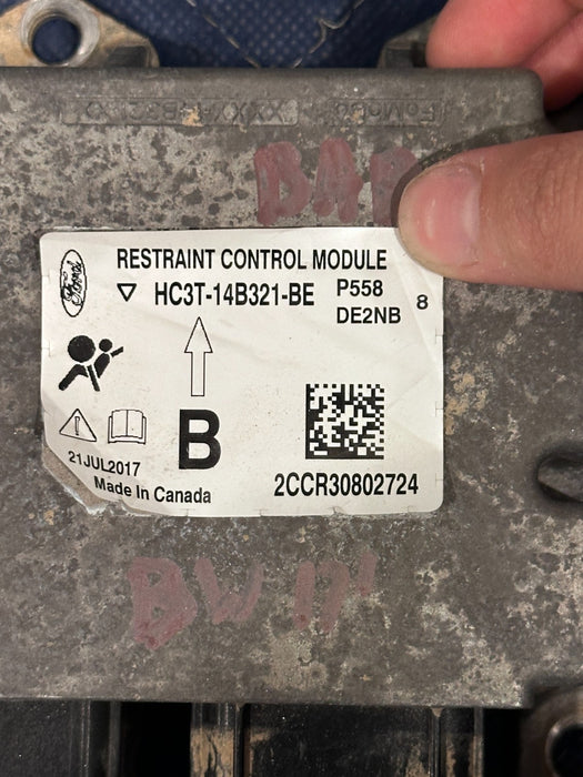 2019 FORD F250 KING RANCH CONTROL MODULE HC3T-14B321-BE OEM~FAULTED~