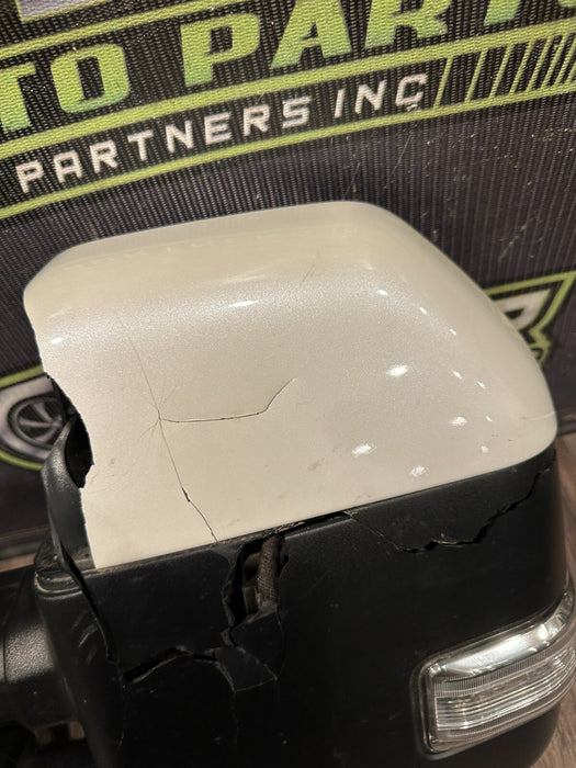 2017-2022 FORD F250 F350 F450 PLATINUM LEFT DOOR TOW MIRROR ~DAMAGE~