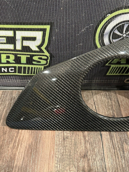 2017 2018 AUDI R8 PLUS UPPER RIGHT SIDE CARBON FIBER SURROUND TRIM OEM