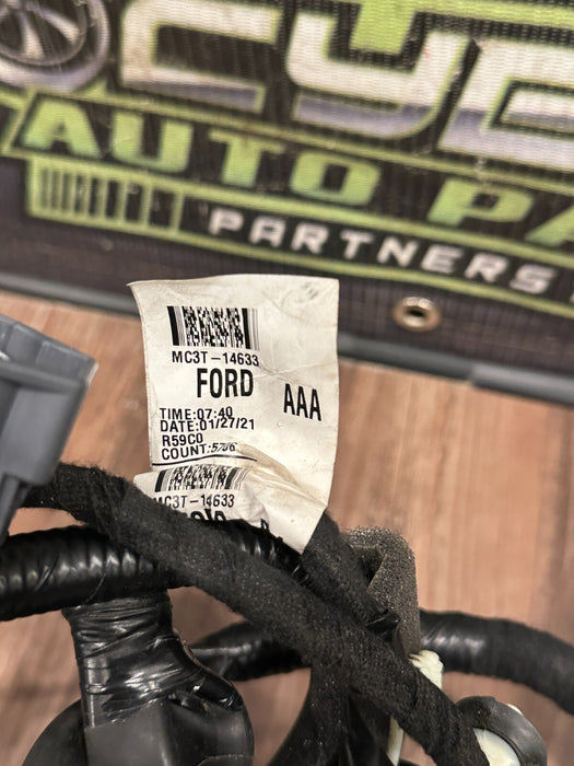 2020-2022 FORD F350 REAR DRIVER LEFT DOOR WIRE WIRING HARNESS OEM MC3T-14633-AAA