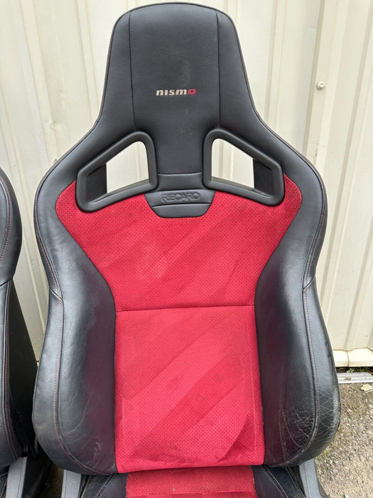 2017 NISSAN 370Z NISMO RECARO SEATS DRIVER PASSENGER OEM 2009-2020