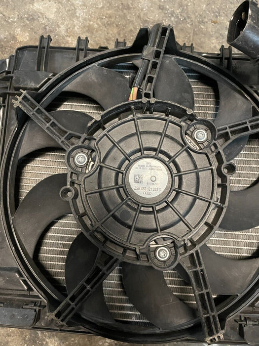 2017 AUDI R8 V10 FRONT RIGHT RADIATOR A/C CONDENSER 4S0816411 4S0121252B ~BENT~