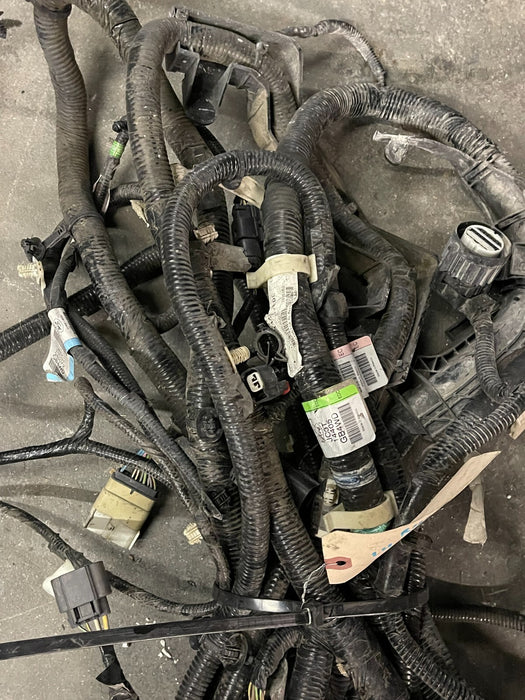 2018 FORD F250 LARIAT DRIVER FRAME WIRING HARNESS W CONNECTORS OEM