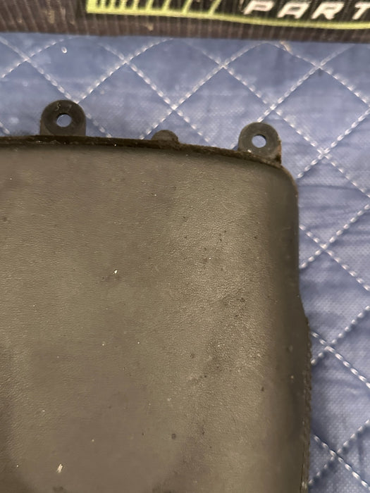 2014 AUDI R8 CENTER CONSOLE LEATHER STORAGE COMPARTMENT OEM 420 863 075 B ~FLAW~