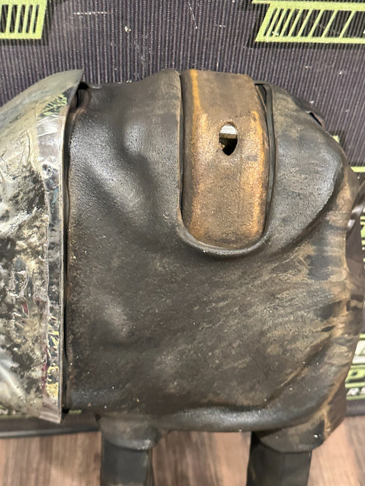 2017-2022 FORD F250 F350 F450 XLT DRIVER LEFT TOW MIRROR OEM ~FIRE DAMAGE~