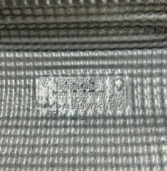 2014 PORSCHE 911 TURBO S 991 EXHAUST THERMAL HEAT SHIELD OEM 99150547501