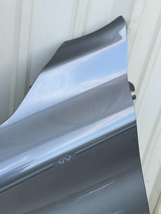 2017 INFINITI Q50 RED SPORT SEDAN DRIVER FENDER GRAY METALLIC (KAD) OEM