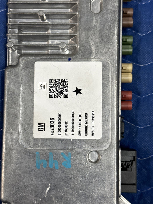 2020 2021 2022 GMC SIERRA 2500 VIDEO PROCESSING MODULE VPN 84743036 OEM