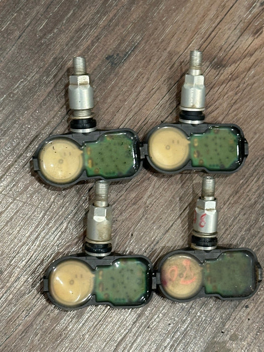 2018 NISSAN 370Z TPMS TIRE PRESSURE MONITOR SENSOR SET (4) OEM 2009-2020